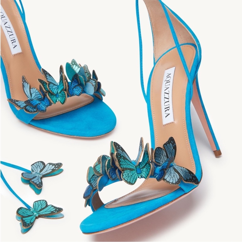 Aquazzura Papillon Sandal 105 35.5 $950 - Picture 1 of 15